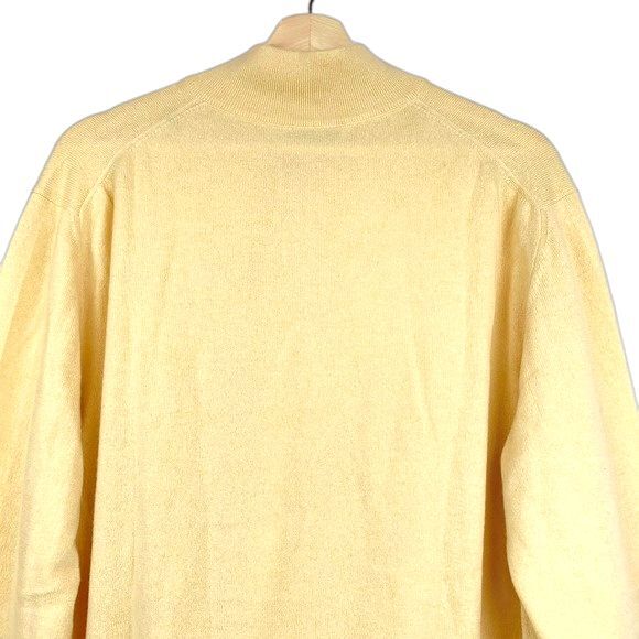 ERMENEGILDO ZEGNA 1/4 Zip Cashmere Sweater L - Picture 4 of 8